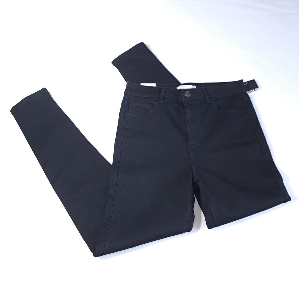 Forever 21 Women's Pants Black Size 28 High Rise Skinny Casual Essential Denim